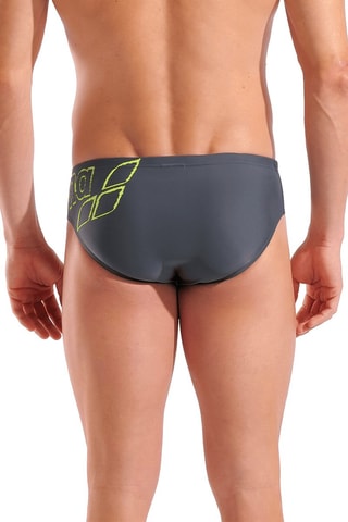 Slip de bain - Vert et gris