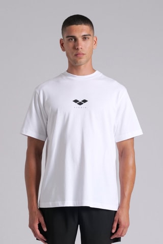 T-shirt Printed - Blanc, noir et marron