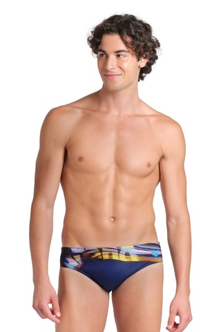 Slip de bain Dreamhline - Bleu et jaune
