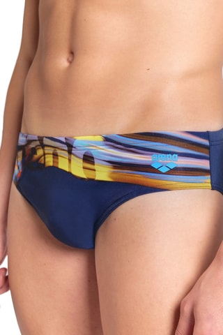 Slip de bain Dreamhline - Bleu et jaune
