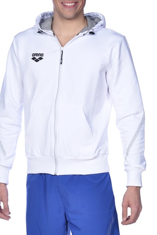Sweat à capuche - Blanc et noir