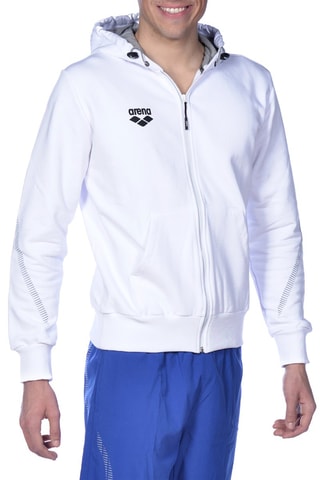 Sweat à capuche - Blanc et noir