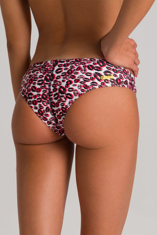 Bas de maillot - Blanc, noir, rouge et jaune