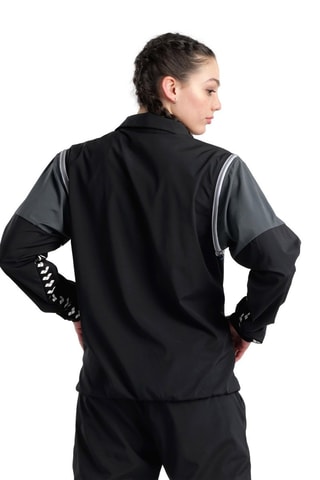 Veste de survêtement - Blanc, noir, bleu et gris