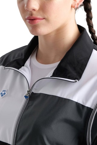 Veste de survêtement - Blanc, noir, bleu et gris