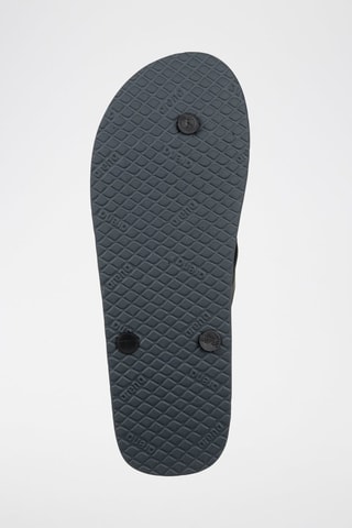 Tongs - Blanc, noir et vert