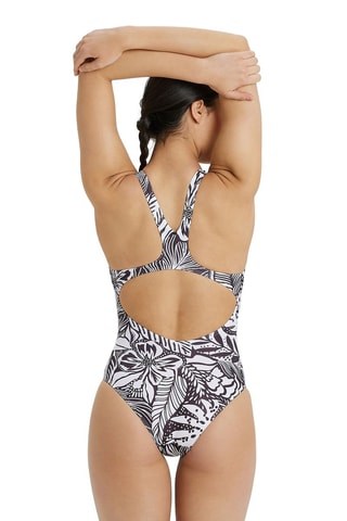 Maillot 1 pièce - Blanc et noir