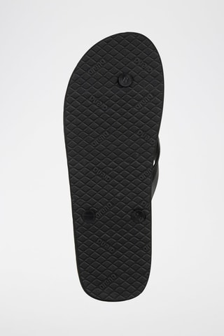 Tongs - Noir, beige et bleu