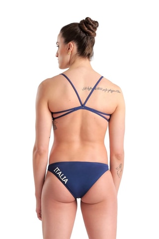 Maillot 2 pièces Fédération Italienne de Natation - Bleu et vert
