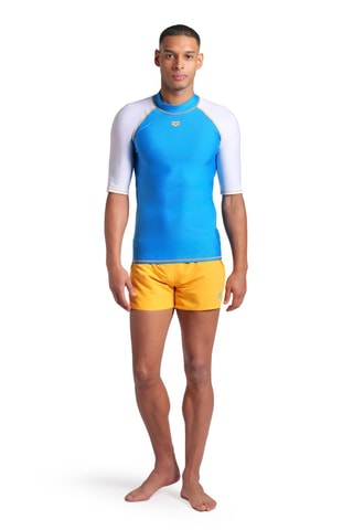 T-shirt de bain - Blanc et bleu