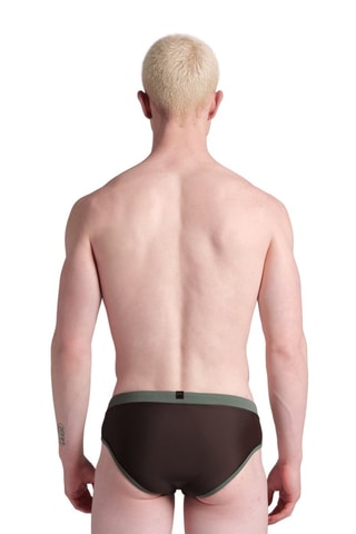 Slip de bain - Marron