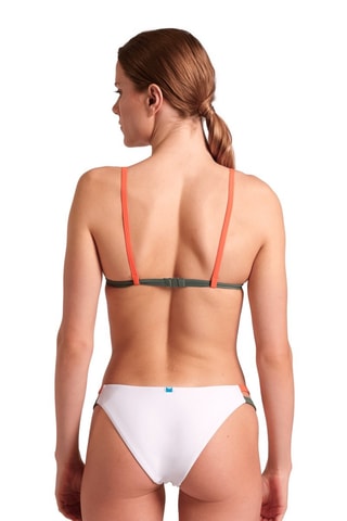 Maillot 2 pièces Pro-File - Blanc, vert et orange