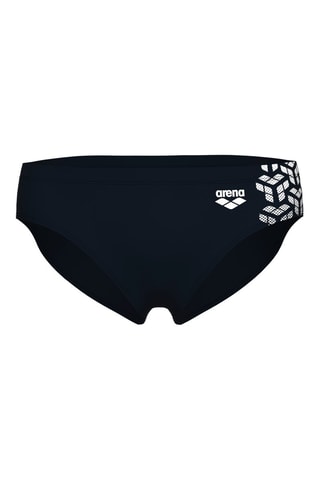 Slip de bain Arena Kikko - Blanc et noir