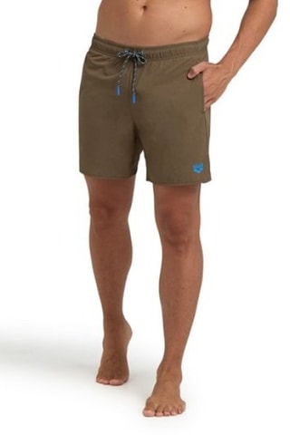 Short de bain Pro File - Vert et turquoise