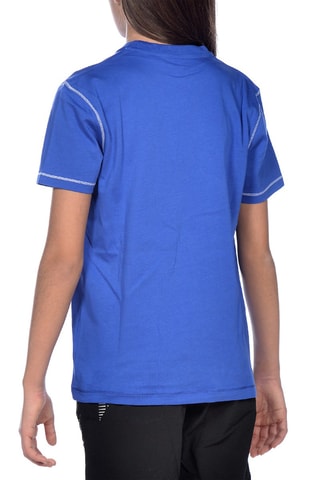T-shirt - Blanc et bleu