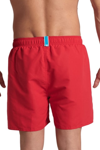 Short de bain Fundamentals - Blanc et rouge