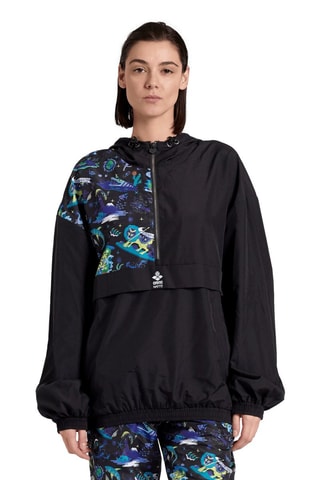 Veste à capuche Fun Planet - Noir, bleu et vert