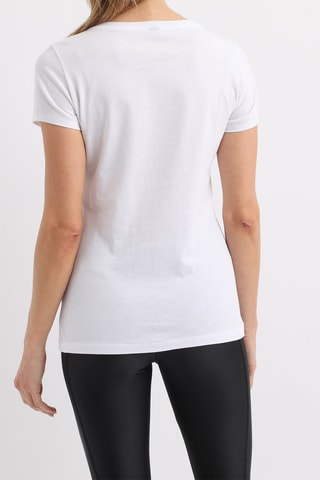 T-shirt - Blanc et rouge
