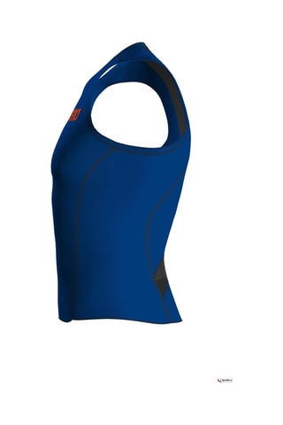 Débardeur de bain - Bleu et orange