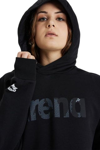 Sweat à capuche - Blanc, noir et bleu