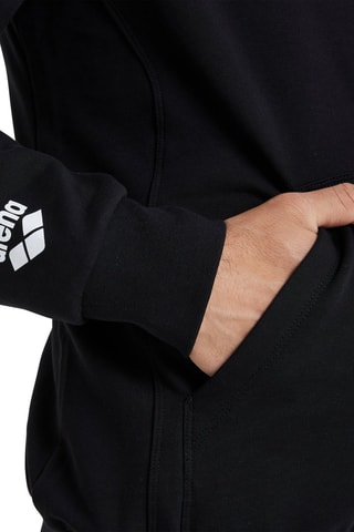 Sweat à capuche - Blanc, noir et bleu