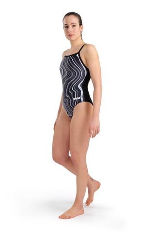 Maillot 1 pièce - Blanc et noir
