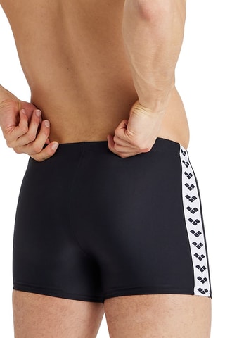 Boxer de bain - Blanc et noir