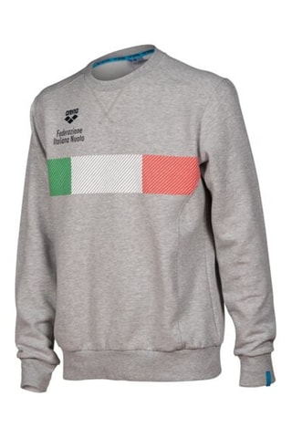 Sweat Fédération italienne de natation - Blanc, rouge, vert et gris