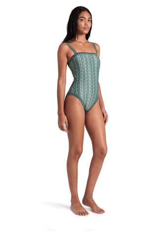 Maillot 1 pièce Monogram - Gris