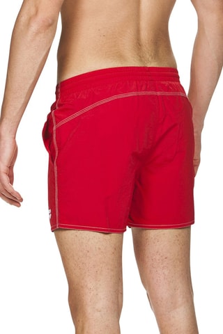 Short de bain - Rouge et blanc
