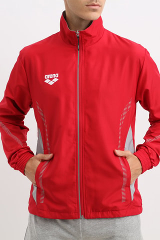 Veste de survêtement - Blanc, rouge et gris