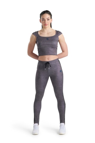 Crop top - Noir, bleu et gris