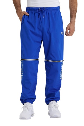Pantalon - Blanc, bleu et jaune