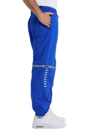 Pantalon - Blanc, bleu et jaune