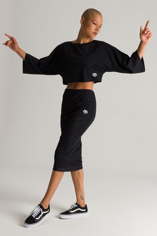 Crop top - Blanc et noir