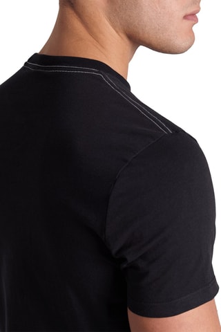 T-shirt de plage Solid - Blanc, noir et jaune