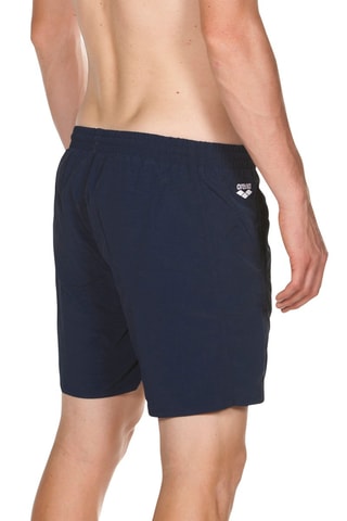 Short de bain - Blanc et bleu