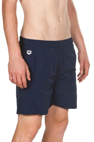 Short de bain - Blanc et bleu