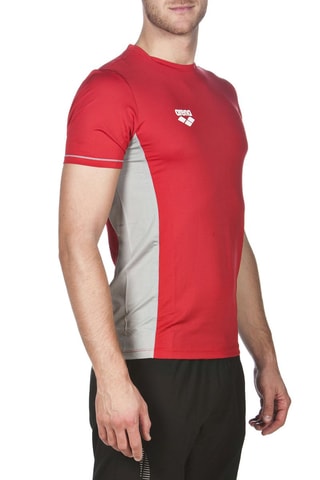 T-shirt - Rouge et gris