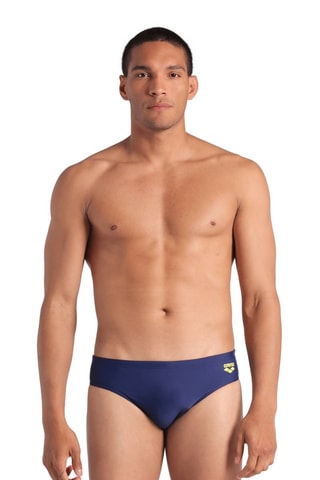 Slip de bain Wake - Bleu et jaune