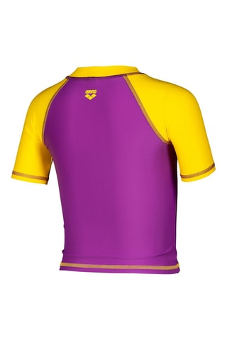 T-shirt de bain - Blanc, bleu, jaune, orange, vert et violet