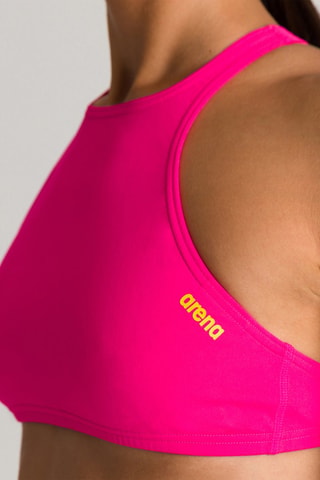 Haut de maillot - Jaune et rose