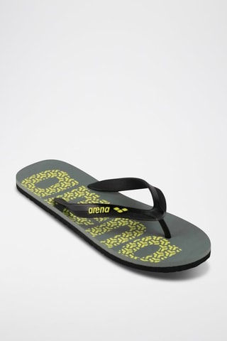 Tongs - Noir et jaune
