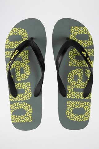 Tongs - Noir et jaune