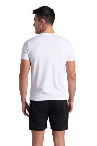 T-shirt de plage Solid - Blanc et noir