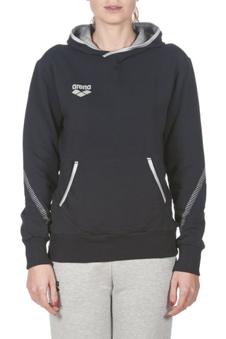 Sweat à capuche - Blanc, bleu et gris