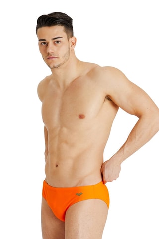Slip de bain - Vert et orange