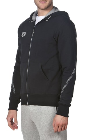 Sweat à capuche - Blanc, noir et gris