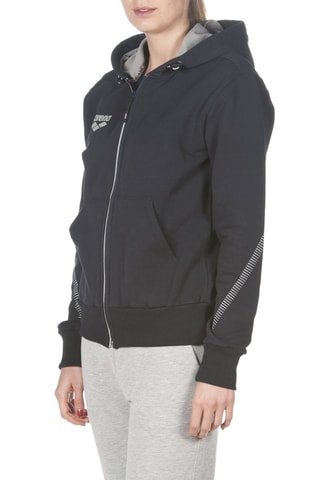 Sweat à capuche - Blanc, noir et gris