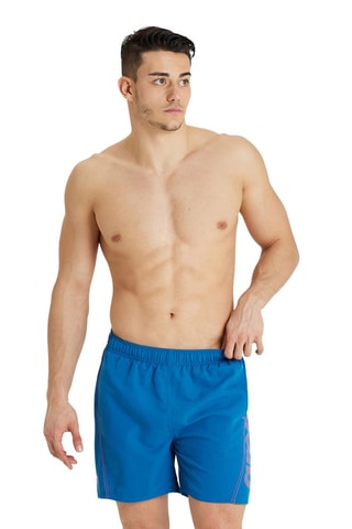 Short de bain - Beige et bleu